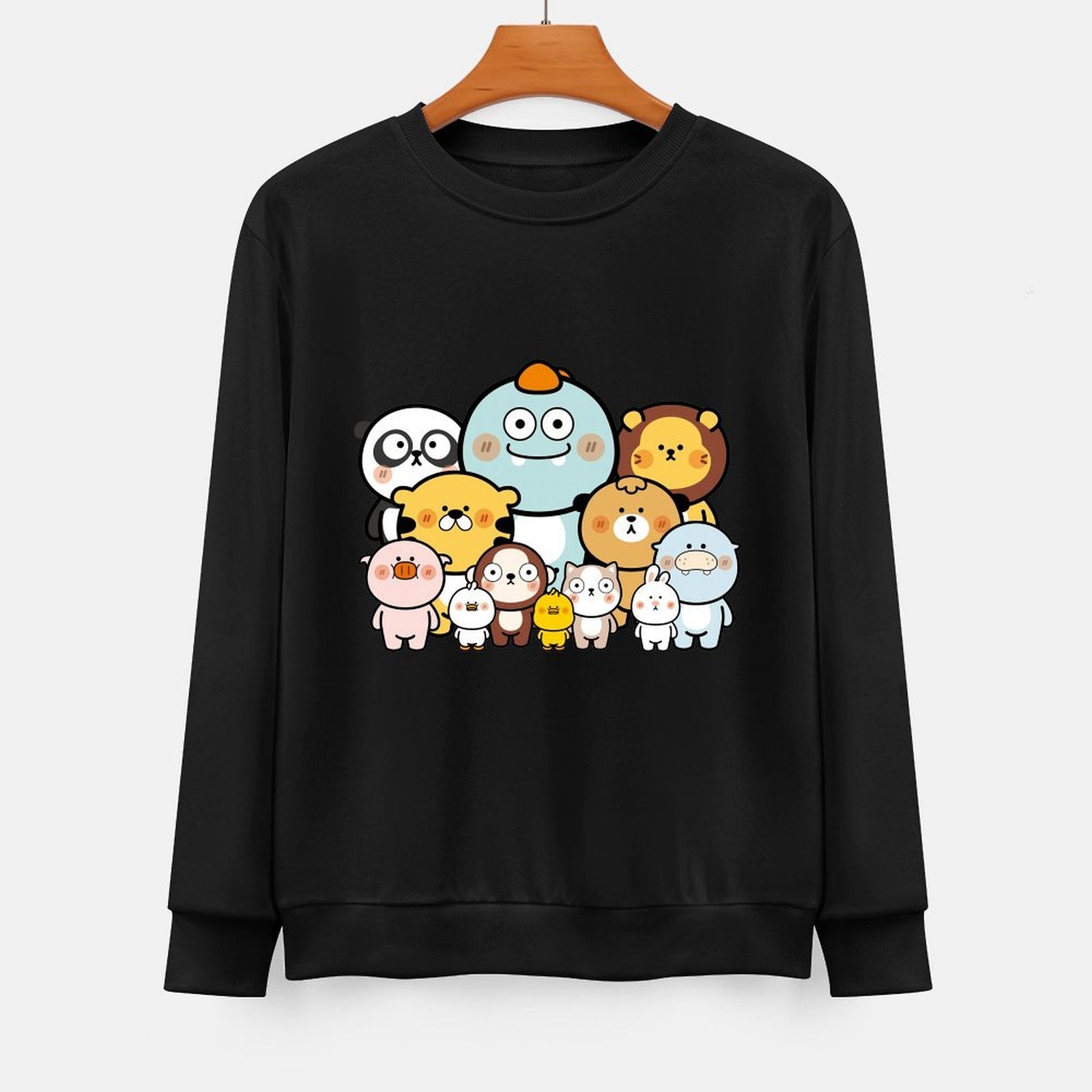 Front Patterned Long Sleeve TopEverydayTee Solid